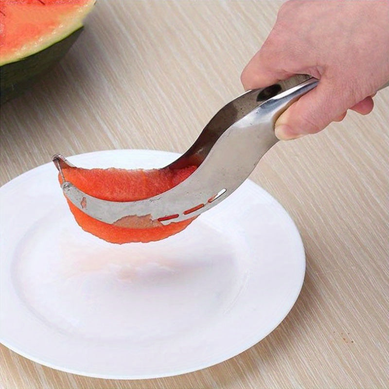 Cutting Watermelon Block, Watermelon Fruit Splitter, Stainless Steel Cutting Watermelon