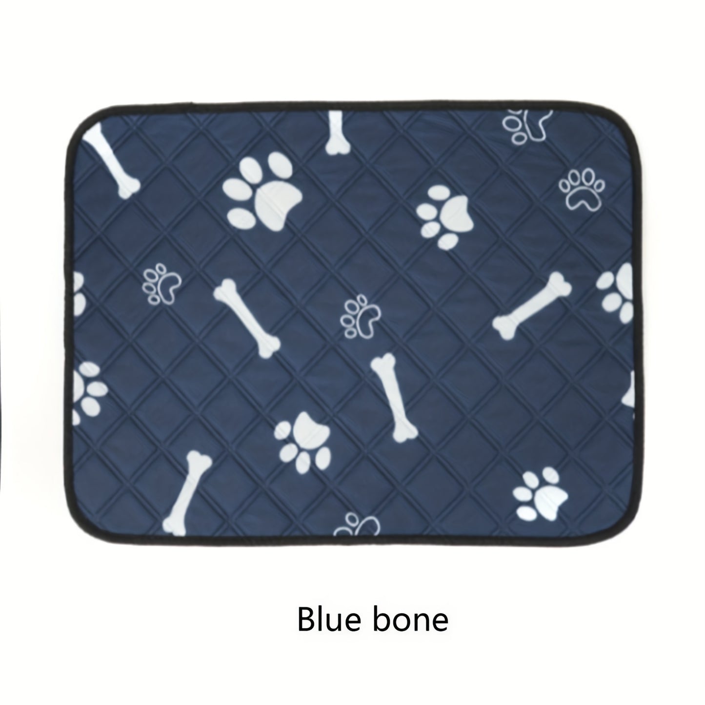 Waterproof & Non-Slip Bone Pattern Dog Pee Pad - Reusable, High Absorbent, Odor Control - Perfect for Potty Training Puppies & Small Pets, Quick-Drying, Durable, Fashionable Design for Indoor Use