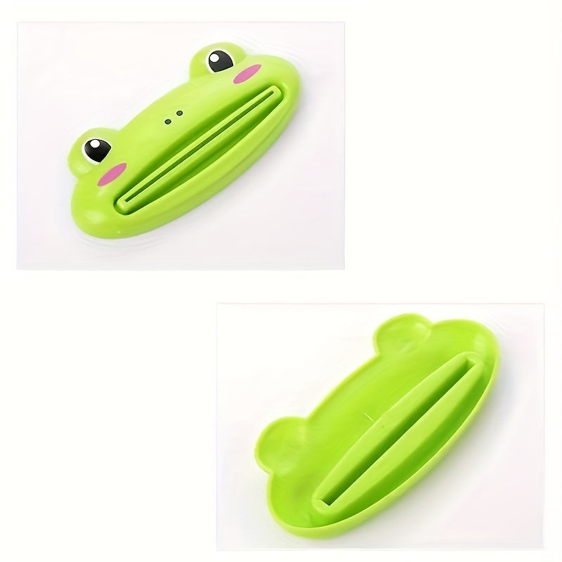 1pc Cartoon Animal Toothpaste Squeezer, 4 Cute Designs, Kids' Bathroom Accessories
