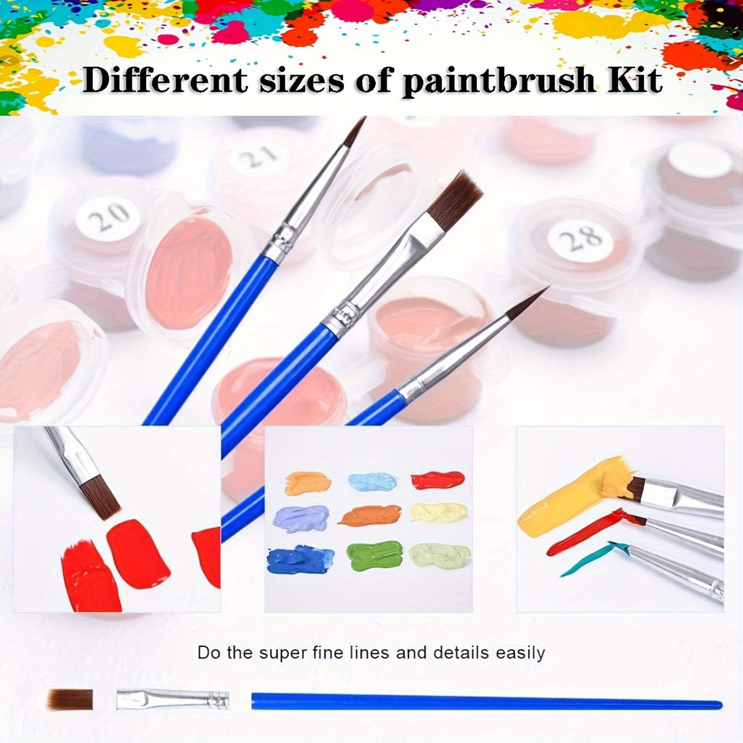 DIY Paint by Numbers Kit for Adults, Acrylic Painting Kit 16x20inch, Canvas Tower of Books Wall Art Home Decor, Ideal Gift for Mother's Day, Father's Day, Birthdays, Christmas - Frameless