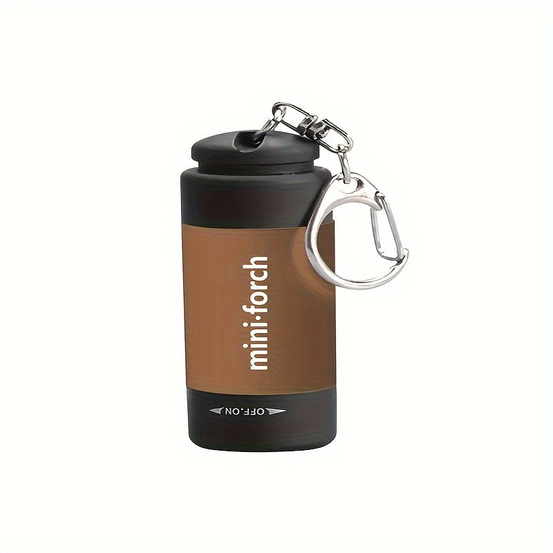 USB Rechargeable Portable Flashlight Keychain Mini Flashlight Camping Super Bright Light Outdoor Products