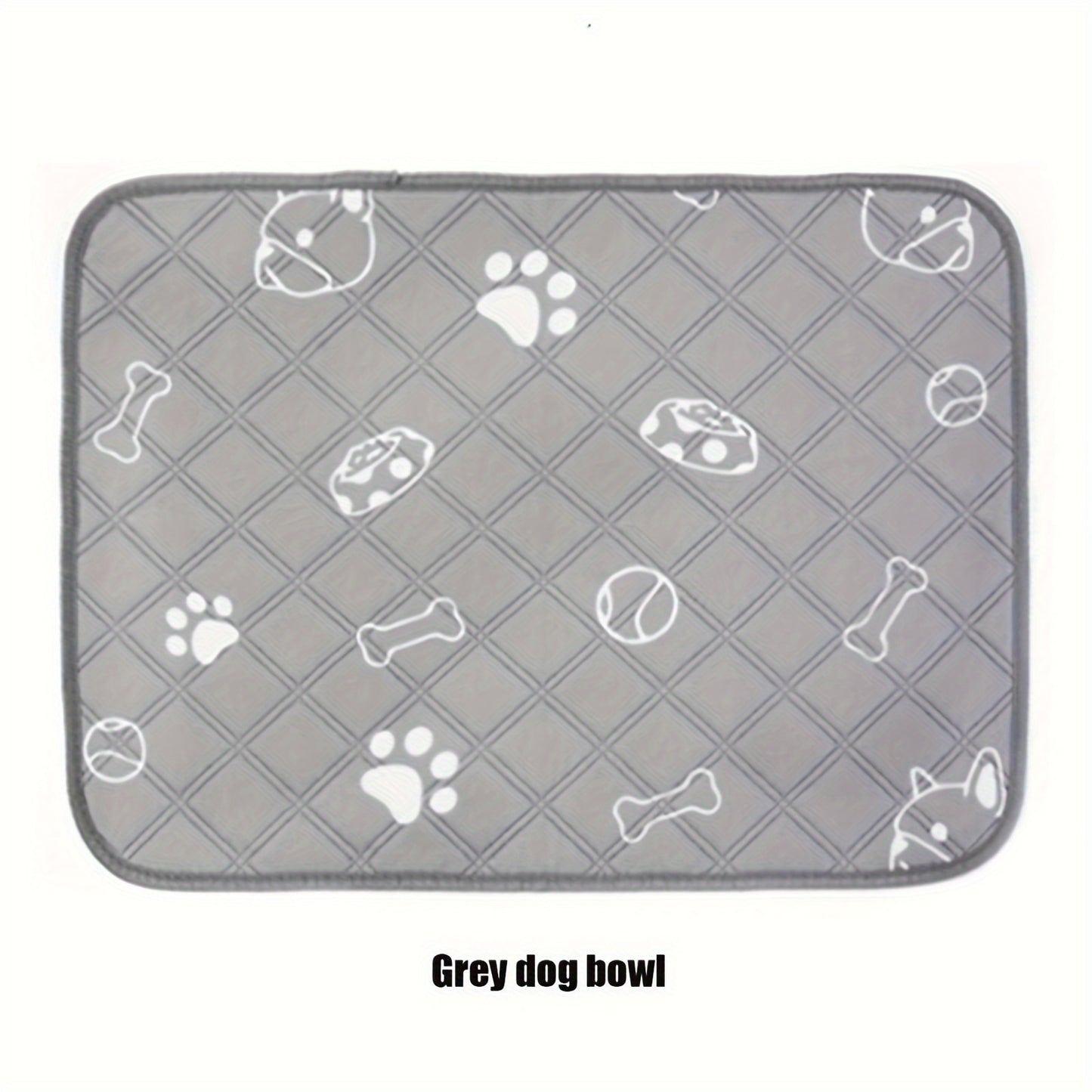Waterproof & Non-Slip Bone Pattern Dog Pee Pad - Reusable, High Absorbent, Odor Control - Perfect for Potty Training Puppies & Small Pets, Quick-Drying, Durable, Fashionable Design for Indoor Use