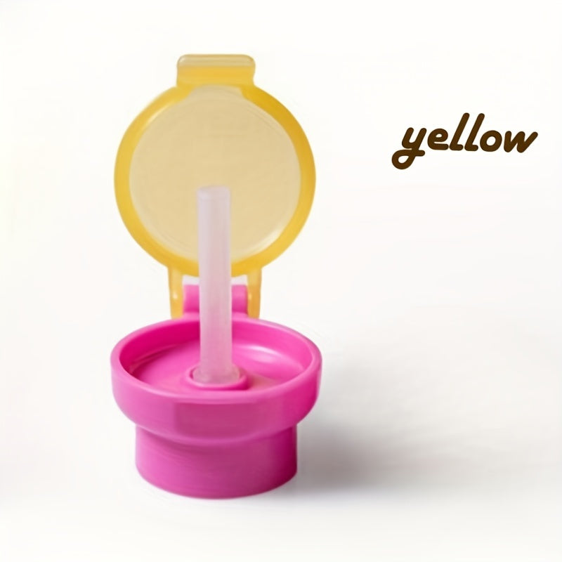 Spill-Proof Kids Water Bottle Cap with Straw, Halloween/Christmas/Thanksgiving/Easter Gift for Kids