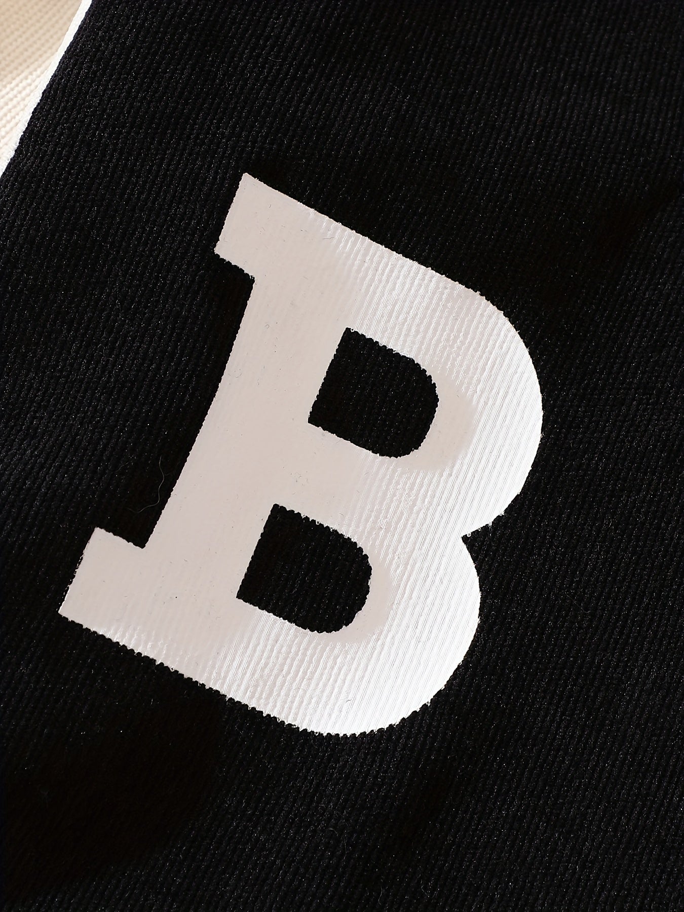 Girls 2pcs Long Sleeve Baseball Jacket Button Coat & Pleated Short Skirt Letter B Print Corduroy Preppy Casual Kids Outdoor Clothes For Spring And Autumn