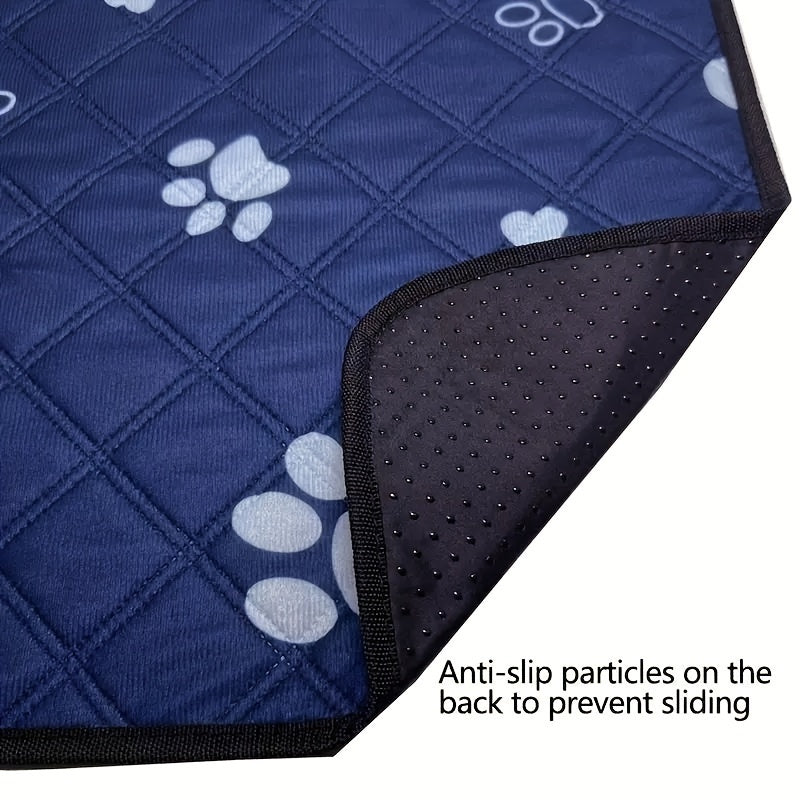 Waterproof & Non-Slip Bone Pattern Dog Pee Pad - Reusable, High Absorbent, Odor Control - Perfect for Potty Training Puppies & Small Pets, Quick-Drying, Durable, Fashionable Design for Indoor Use