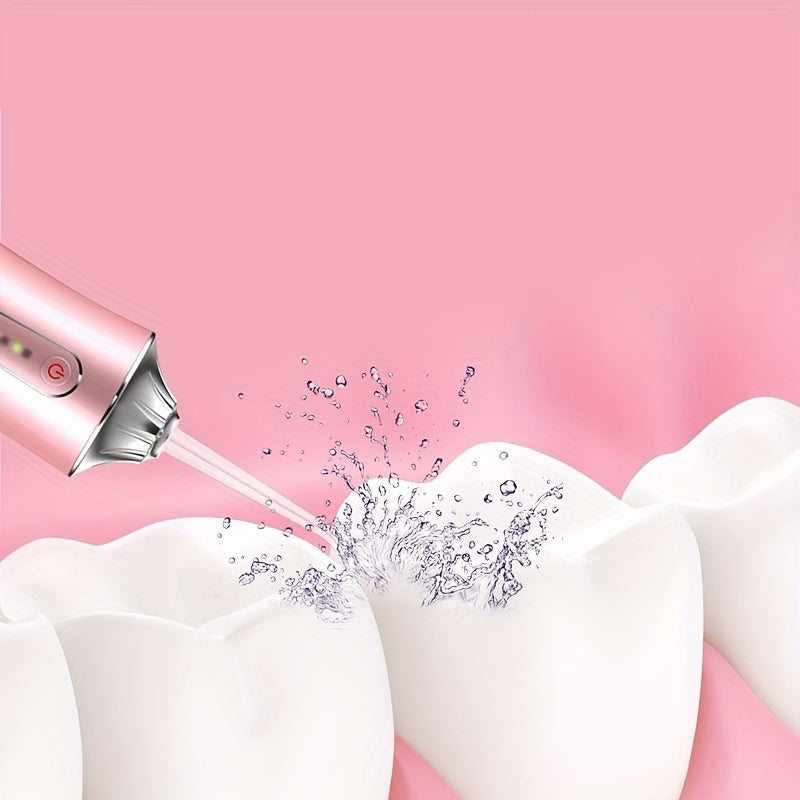 Electric Water Flosser, Intelligent Chip For Precise Pressure Control, 360 Degree Rotatable Nozzle, Oral Irrigator For Deep Teeth And Gum Cleaning, Available In Coral Powder & Mint Green Christmas Gift