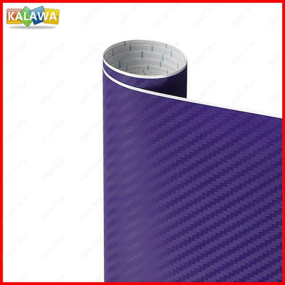 Multiple Size 3D Carbon Fiber Vinyl Wrap Furniture Film Car Sticker Motorcycle Decal Automobile Styling Black White Silver Tube
