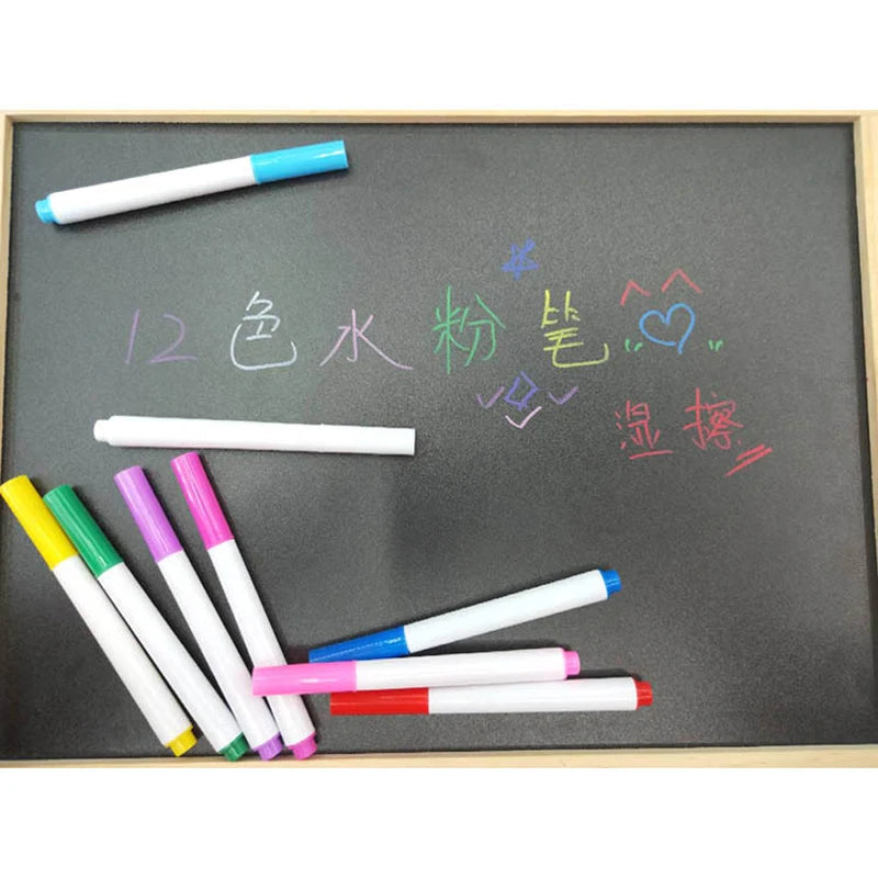 White Liquid Chalk Marker Set – 3/5/10/12pcs Erasable Pens for Glass, Chalkboards, Windows & Digital Blackboards