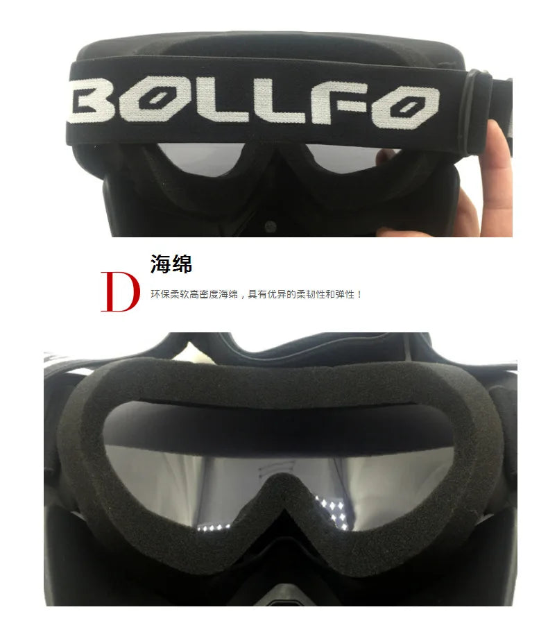 Motorcycle Face Mask Skull Open Face Helmet Mask Anti-UV Dust Helmets Goggles Vintage Mask Men Balaclava Winter Ski Face Shield