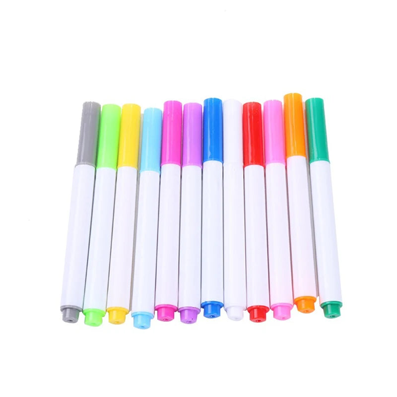 White Liquid Chalk Marker Set – 3/5/10/12pcs Erasable Pens for Glass, Chalkboards, Windows & Digital Blackboards