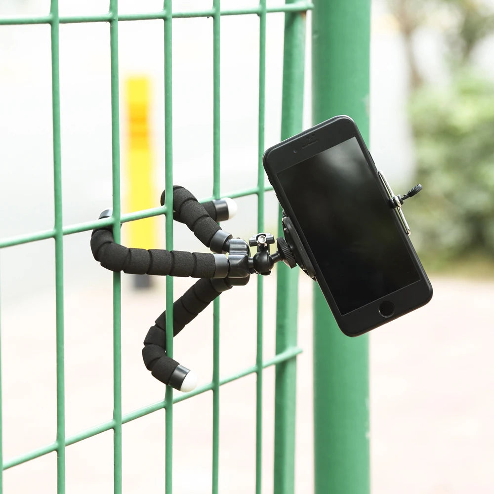 Selens Tripod Flexible Sponge Octopus Adjustable Mini Camera Tripod For Phone Holder Clip Stand For IPhone Xiaomi Huawei Ipad