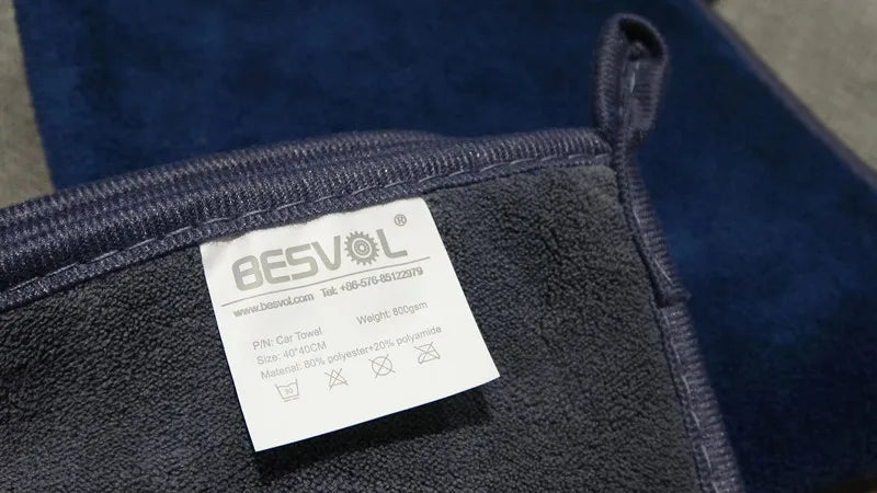 Coral fleece Car Cleaning Cloths, 800gsm Car Drying Towel Microfiber Cloth for Car and Home Polishing Washing and Detailing