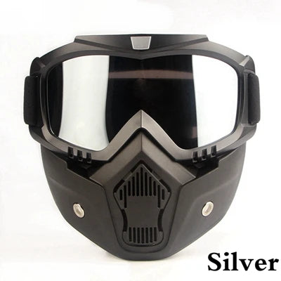 Bicycle helmet Full Face Anti-fog Mask Helmet Airsoft Full Head Gear Paintball Mask with Mouth Filter Safety Goggle Hunting Gear
