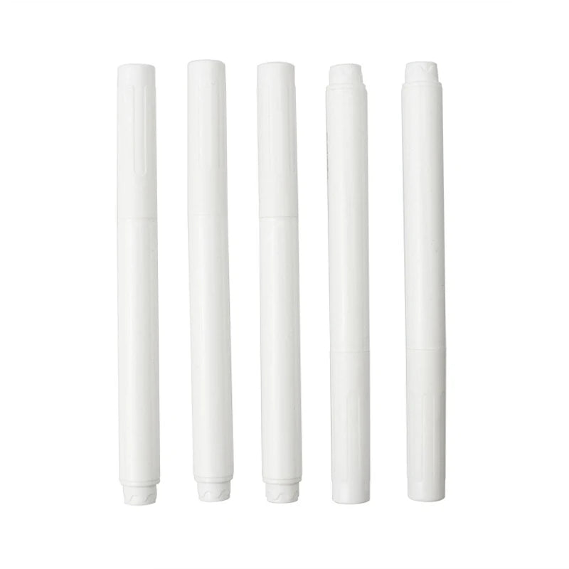 White Liquid Chalk Marker Set – 3/5/10/12pcs Erasable Pens for Glass, Chalkboards, Windows & Digital Blackboards
