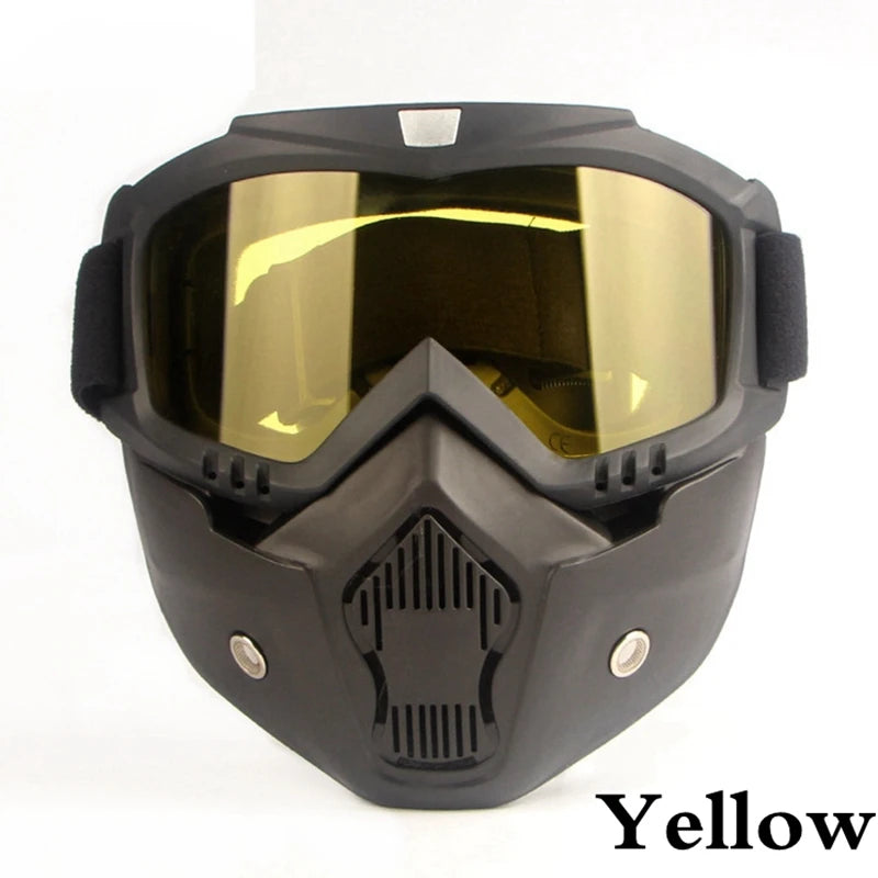 Bicycle helmet Full Face Anti-fog Mask Helmet Airsoft Full Head Gear Paintball Mask with Mouth Filter Safety Goggle Hunting Gear