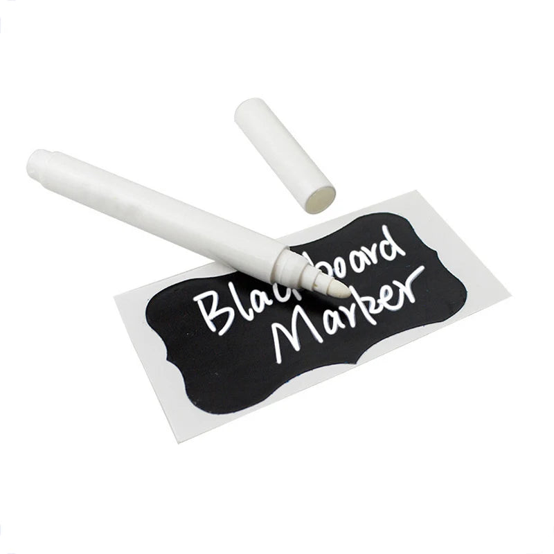 White Liquid Chalk Marker Set – 3/5/10/12pcs Erasable Pens for Glass, Chalkboards, Windows & Digital Blackboards