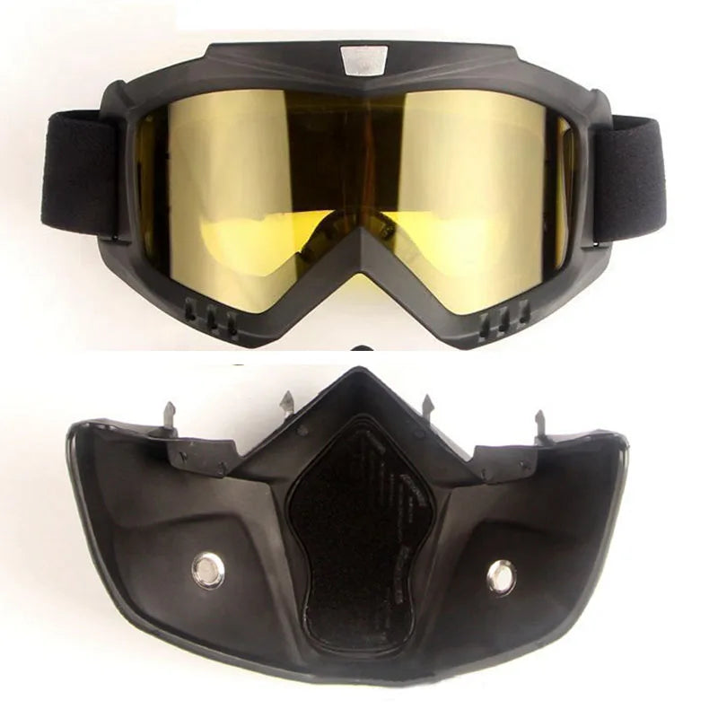Bicycle helmet Full Face Anti-fog Mask Helmet Airsoft Full Head Gear Paintball Mask with Mouth Filter Safety Goggle Hunting Gear