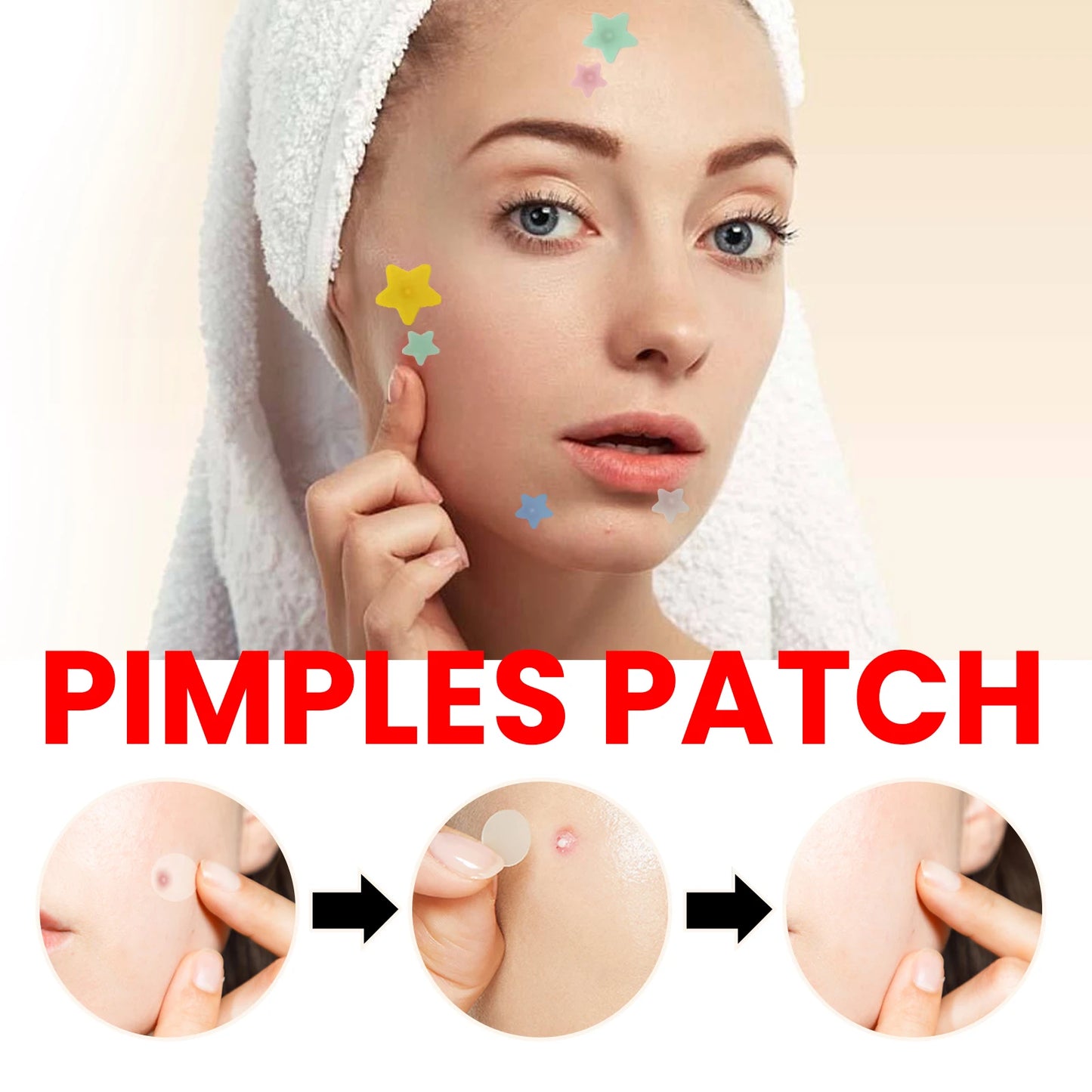 200pcs Repair Acne Patches Fade Acne Marks Red Seal Cover Blemishes Spots Remove Pimples Invisible Acne Removal Skincare Patches