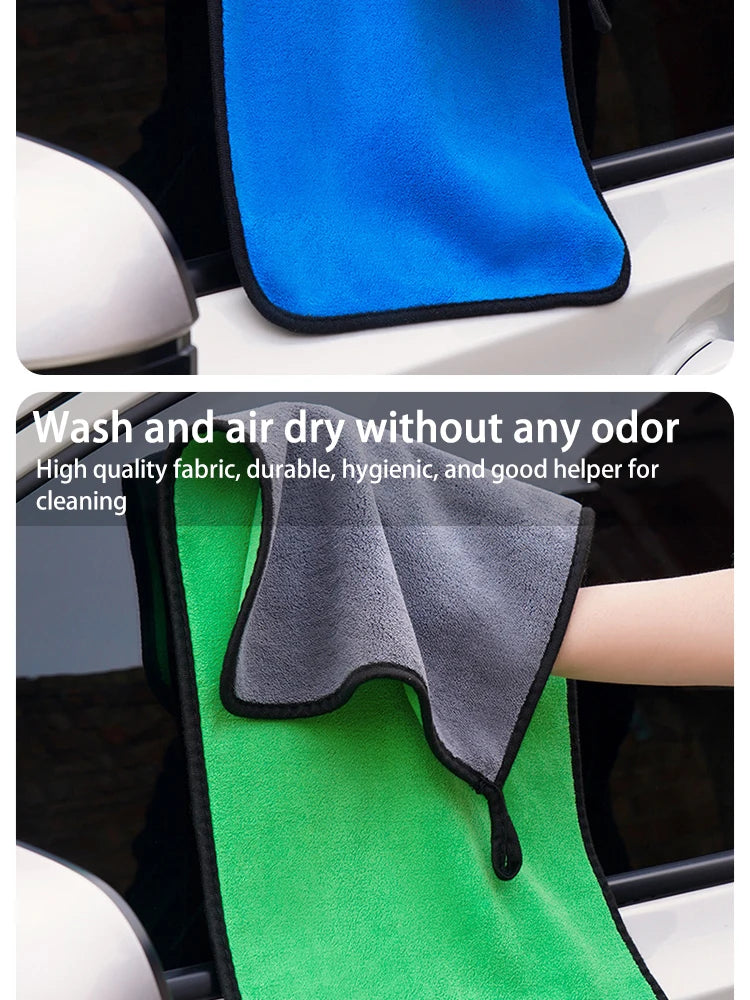 Car Wash Towel Quick Drying Double-sided Car Wash Towel Absorbent Car Wash Special Towel Coral Velvet Car Wash Towel