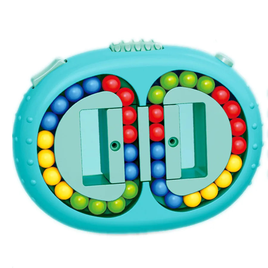 Magic Bean Cube Finger Gyro Rotating Antistress Relieve Anxiety Develop Intelligence Decompression Fidget Toy Adults Kids Gift