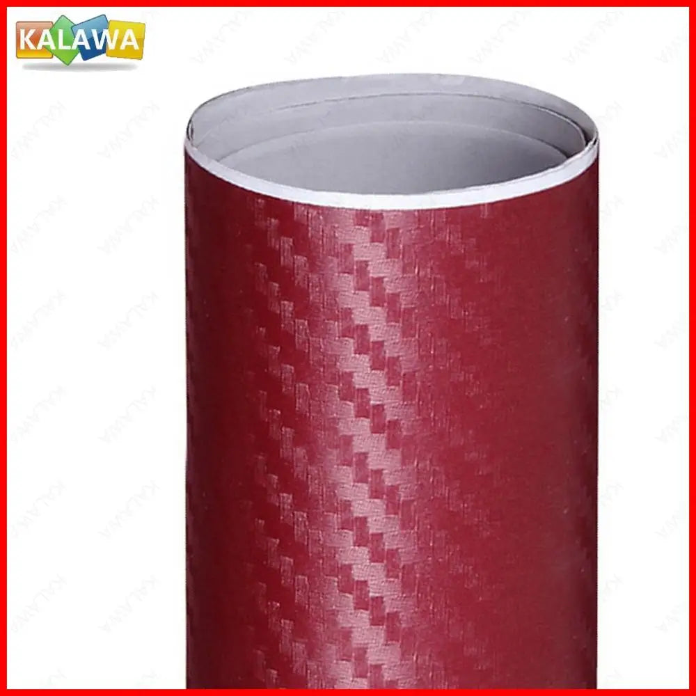 Multiple Size 3D Carbon Fiber Vinyl Wrap Furniture Film Car Sticker Motorcycle Decal Automobile Styling Black White Silver Tube