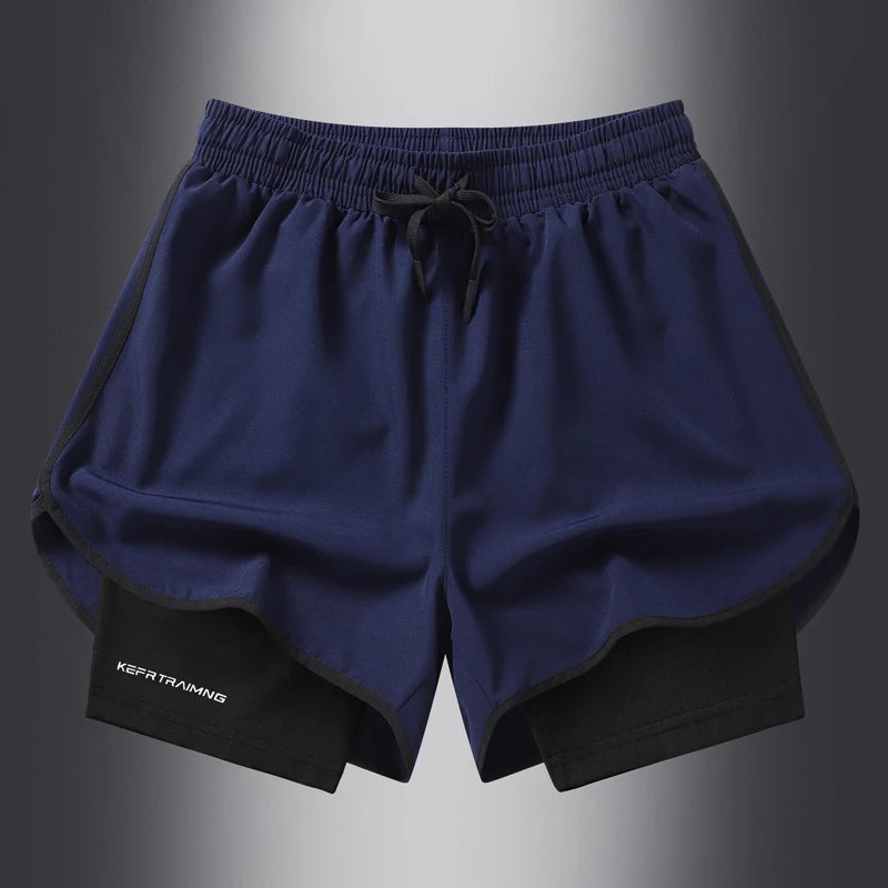 2-in-1 Summer Sports Shorts β Quick-Dry Comfort for Him & Her!