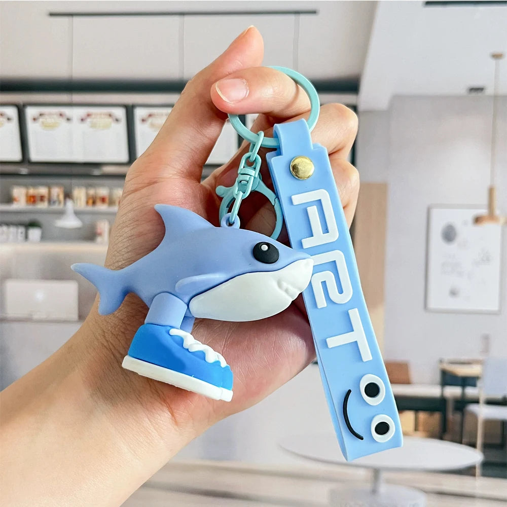 Italian Brainrot Keychain Tralalero Tralala Tung Tung Tung Sahur Ballerina Cappuccino Brain Rot Keychains Kids Birthday Gifts