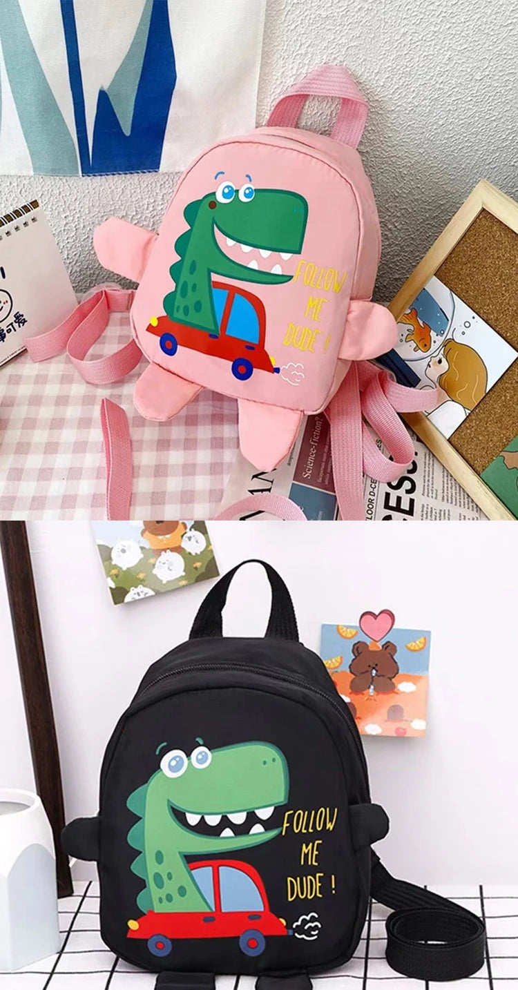 Cute Dino Kids Backpack – Safe, Fun & Ready for Preschool Adventures!