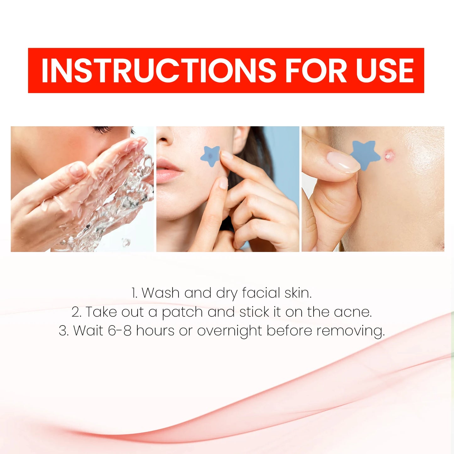 200pcs Repair Acne Patches Fade Acne Marks Red Seal Cover Blemishes Spots Remove Pimples Invisible Acne Removal Skincare Patches