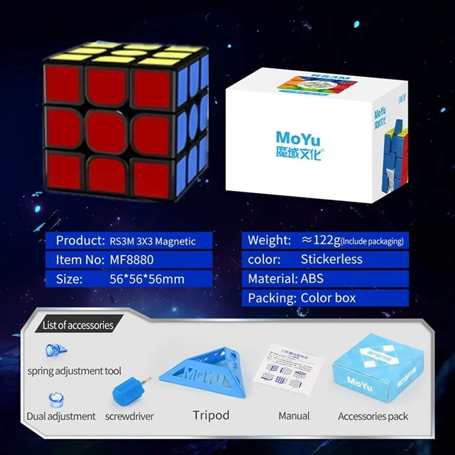 Speed Cube Galaxy – MOYU RS Magnetic Series with Pyramid, Skewb & More