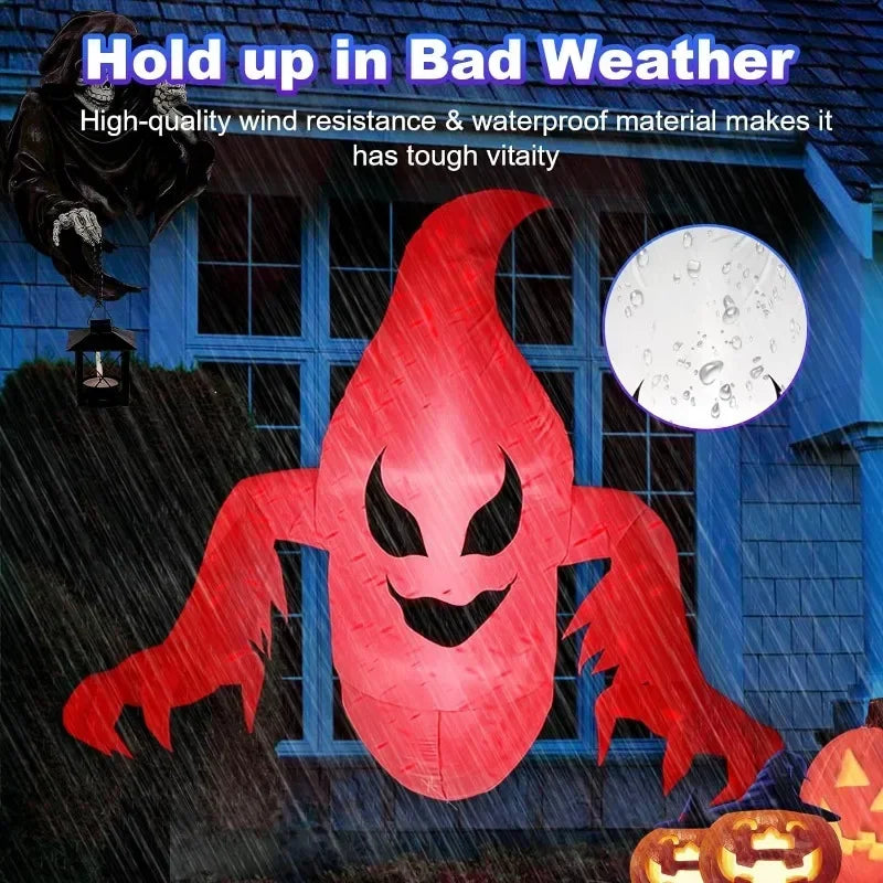 Halloween Inflatable Ghost for Scary Party Supplies Spooky Indoor and Outdoor Garden Yard Decoration for Haunted House