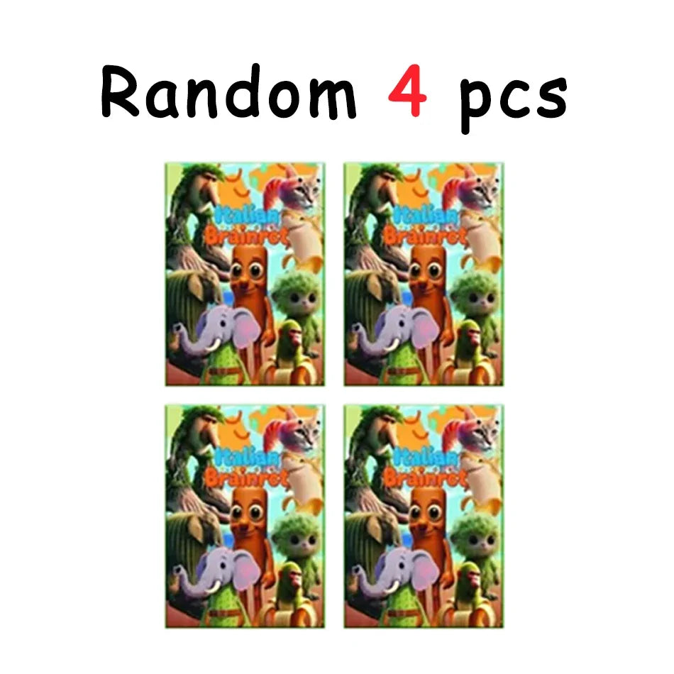 Italian Brainrot Figurines 2025 New 8PCS 3.5inch tralero Tralala Desktop Decoration, Tung Tung Sahur Brainrot, Collectible Anima