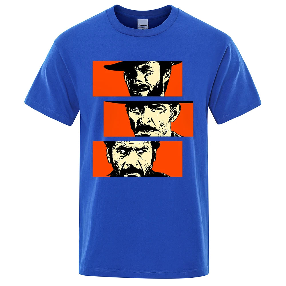 The Good, The Bad & The Stylish – Oversized Cowboy Tee for Classic Western Fans!