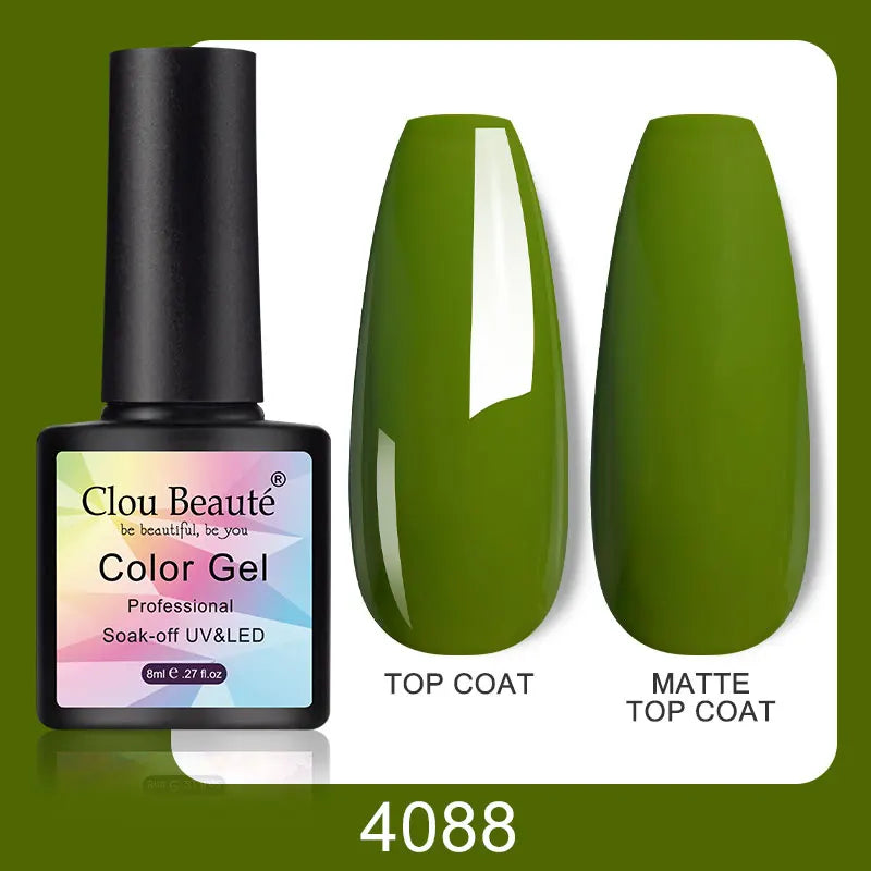 Clou Beaute Color Pop β 8ml Gel Varnish for Bold, Long-Lasting Nail Art (UV/LED Cure)