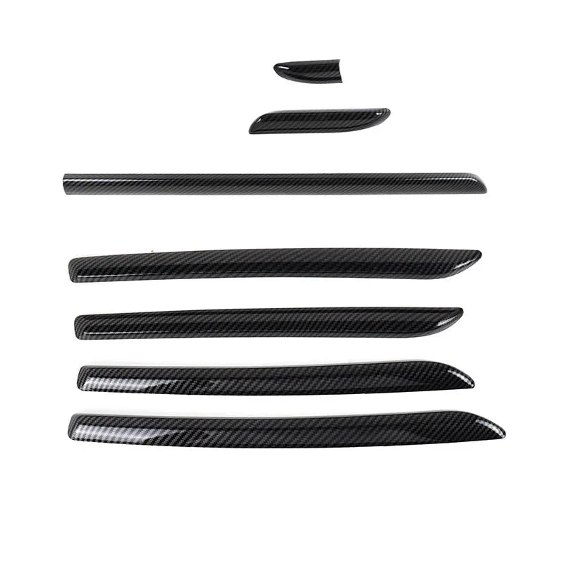 Carbon Fiber Car Styling Central Armrest Storage Box Panel Cover Trim for Audi A3 8V S3 RS3 2014 2015 2016 2017 2018 Accessories