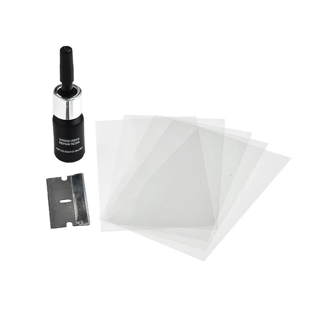 1set Car Windshield Windscreen Glass Repair Resin Kit 3ml Auto Vehicle Casement Fix Tool Repair Window Cracks Maintenance Tools