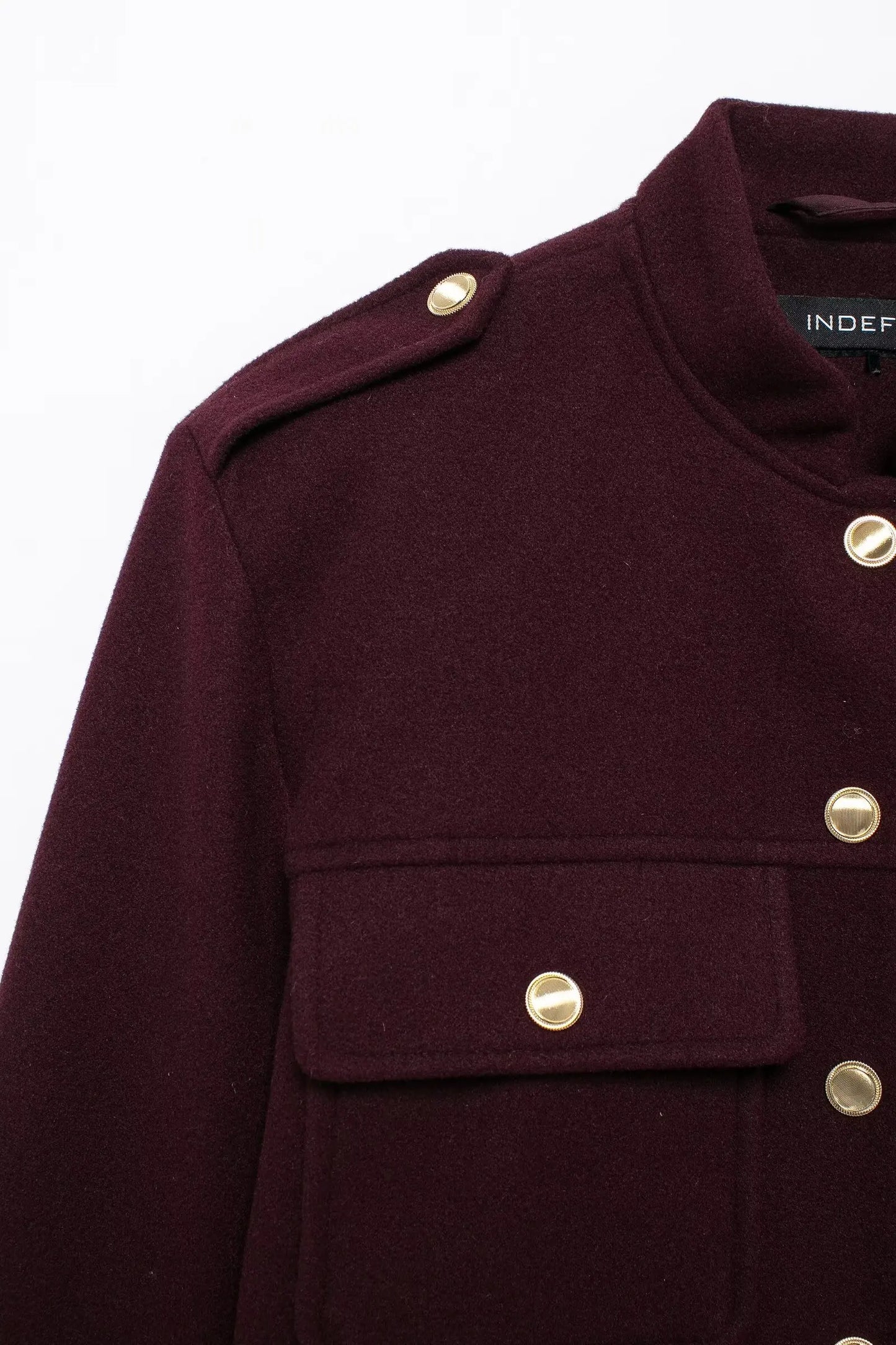 TRAFZA 2024 Fashion Women Soft Tweed Bomber Jacket O-Neck Long Sleeve Pockets Buttons Loose Woolen Coat Female Streetwear