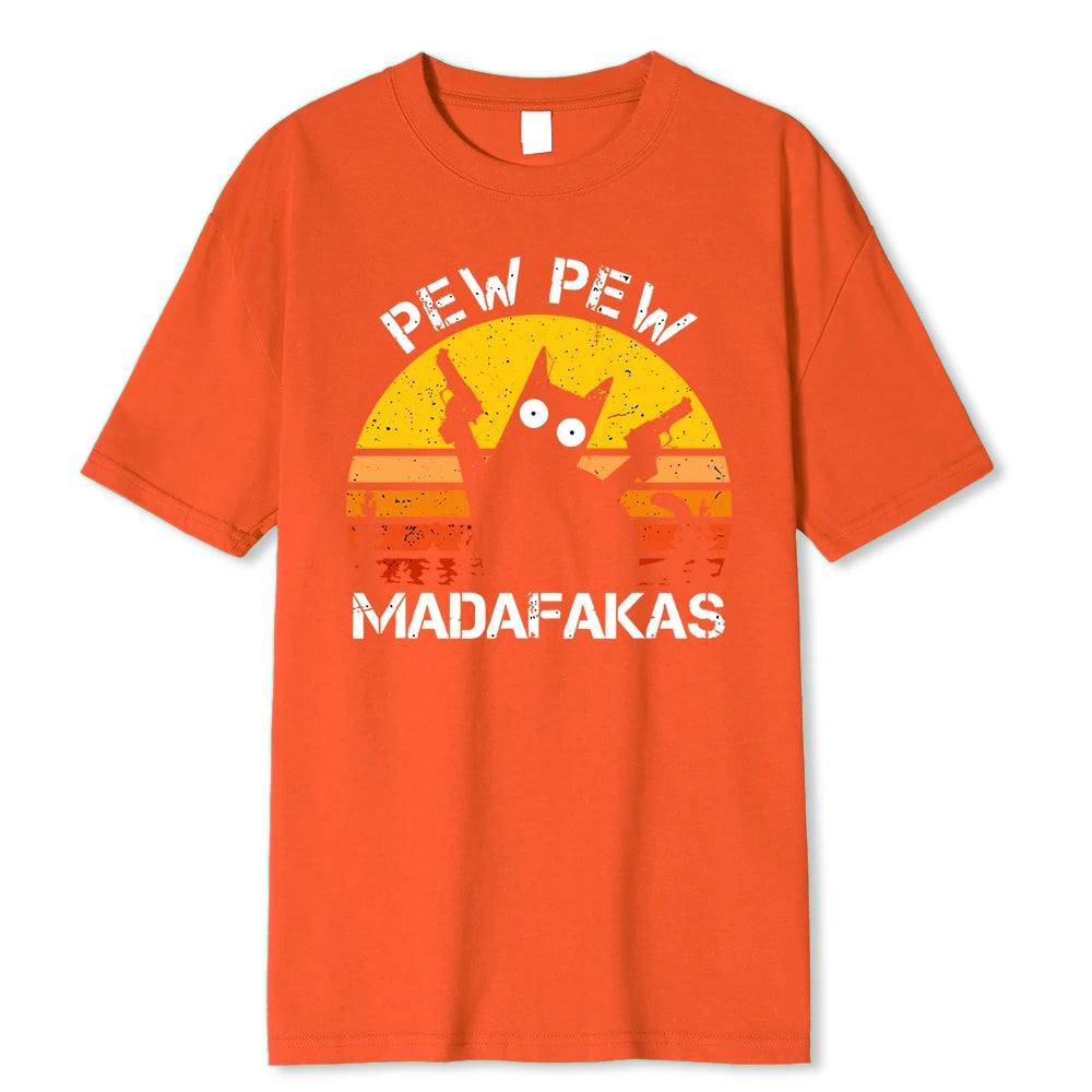 Pew Pew Cat Tee β Funny, Fierce & Street-Ready!