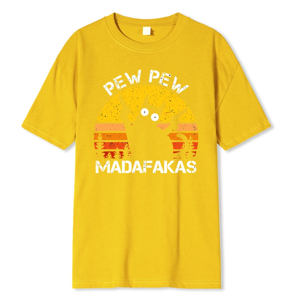 Pew Pew Cat Tee β Funny, Fierce & Street-Ready!
