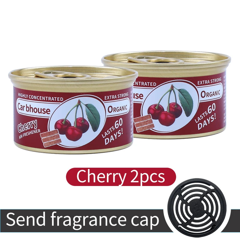 For Bathroom Car Air Freshener Gel Can Solid Car Fragrance Air Freshener Wood Block Can Air Freshener Balm For Home Long-lasting