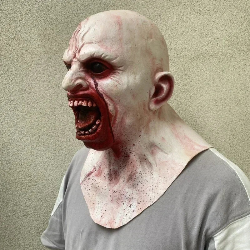 Halloween Horror Mask Zombie Latex Masks Party Cosplay Bloody Disgusting Rot Face Scary Masque Masquerade Mascara Terror Masker