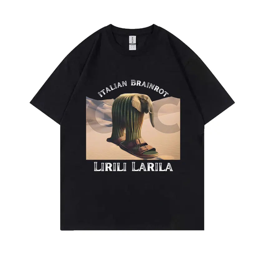 Italian Brainrot Funny Meme T-shirt Tralalero Tralala Tung Tung Tung Sahur Brr Brr Patapim Bombardiro Crocodilo Graphic T Shirts