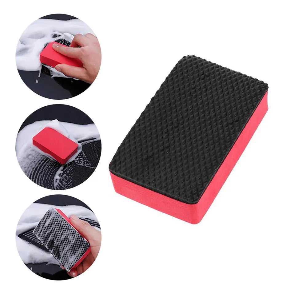 SEAMETAL Car Wash Mud Cleaner Magic Clay Bar Sponge Block Pad Remove Contaminants Before Polisher Wax For Car Wash Accessories