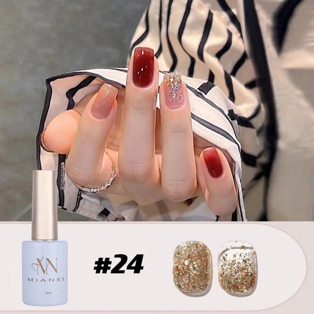 MIANEL 3-in-1 Gel Nail Polish β One-Step Formula for Vibrant Summer Nails