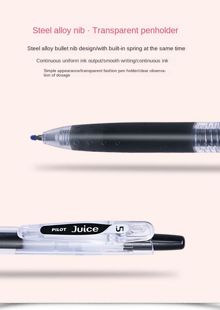 1pcs Pilot Juice Gel Pen Colorful 0.5mm Kawaii Jel Kalem Canetas Coloridas Pilot Pen School Supplies Stationery LJU-10F