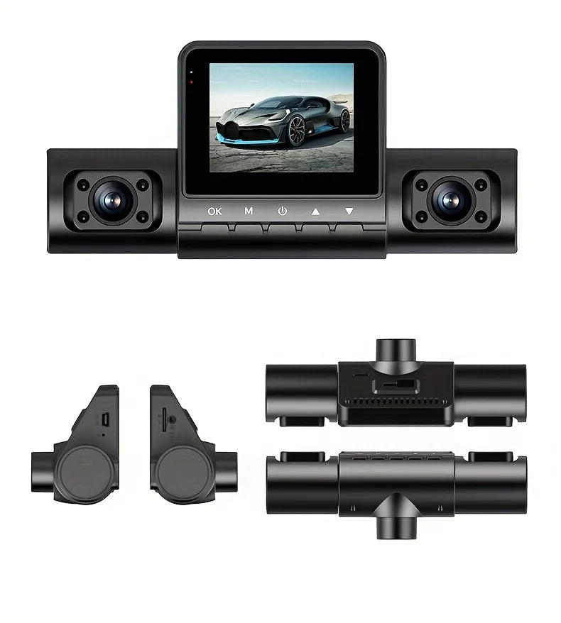 VAVUPO Car DVR Video Recorder 4 Channel Vehicle Camera 1080P Driving Dash Cam Night Vision Loop Recording 24H Parking Monitor