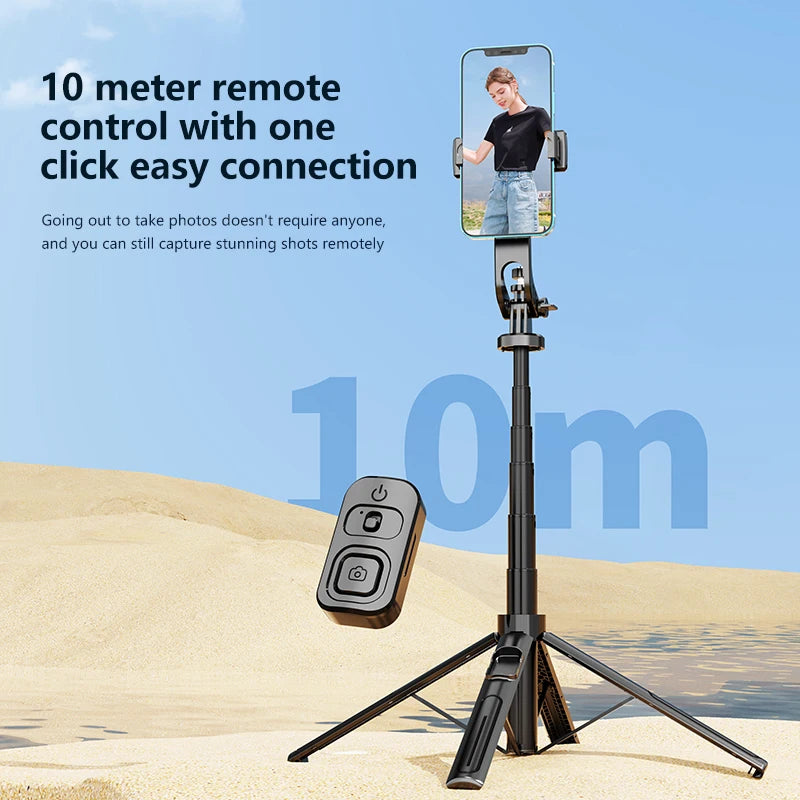 130cm Long Selfie Stick Tripod Extendable Wireless Bluetooth Remote Portable Smartphone Tripod Stand Mount For iOS Android Phone