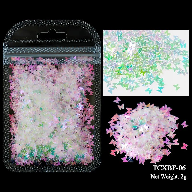 Starstruck Sparkle – Holographic Silver Nail Sequins for Viral DIY Looks