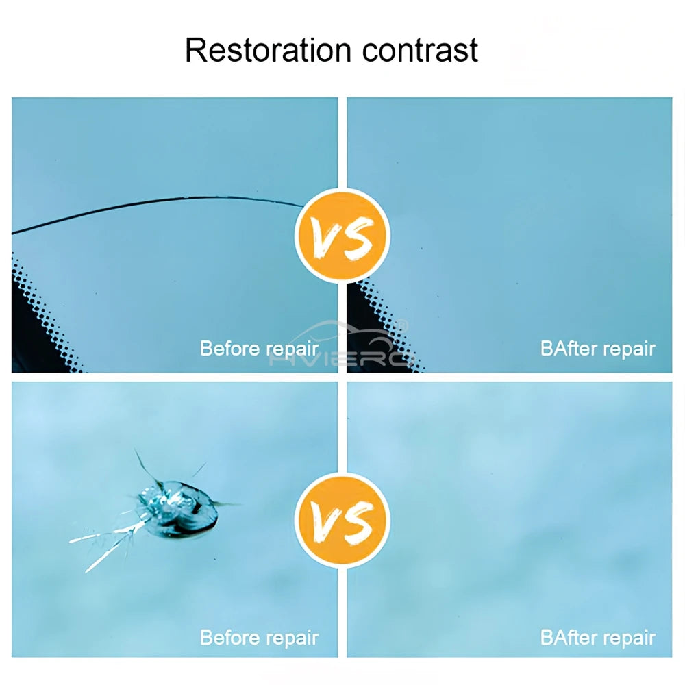 Windshield Crack Fix Kit – Easy DIY Repair for Glass & Screens!