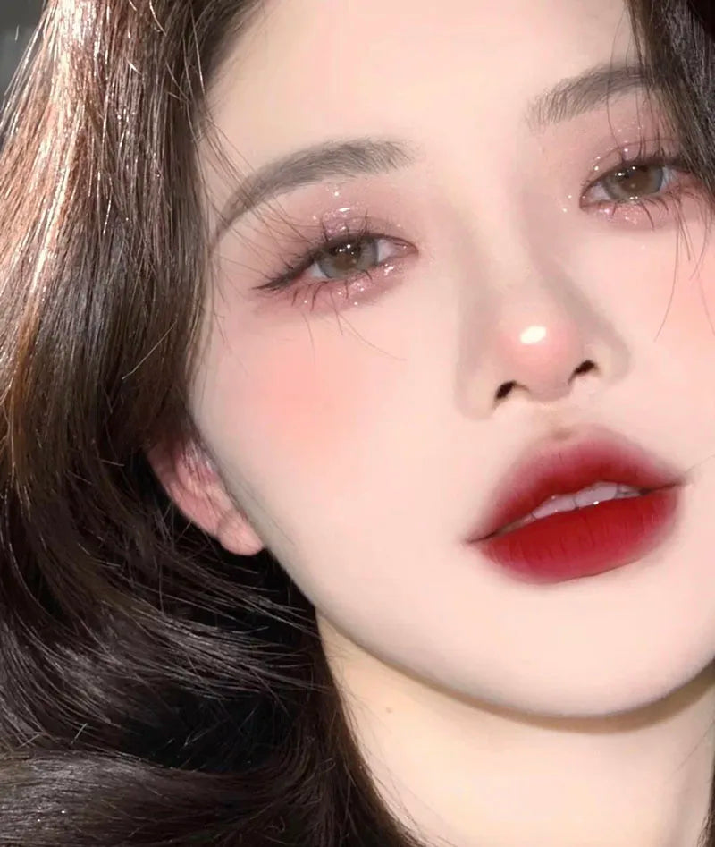 DIKALU Evening Cherry Dance Eyeshadow Tray 20 Color Large Plate Pearl Matte Bright Milk Tea Color Affordable Spring